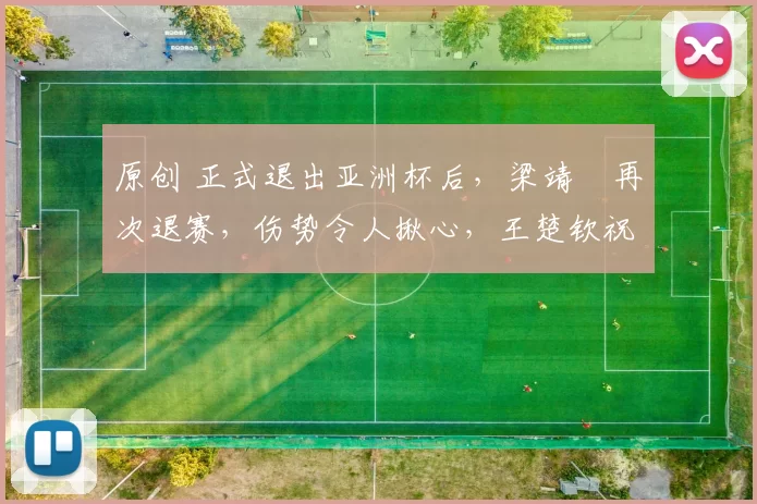 原创 正式退出亚洲杯后，梁靖崑再次退赛，伤势令人揪心，王楚钦祝福